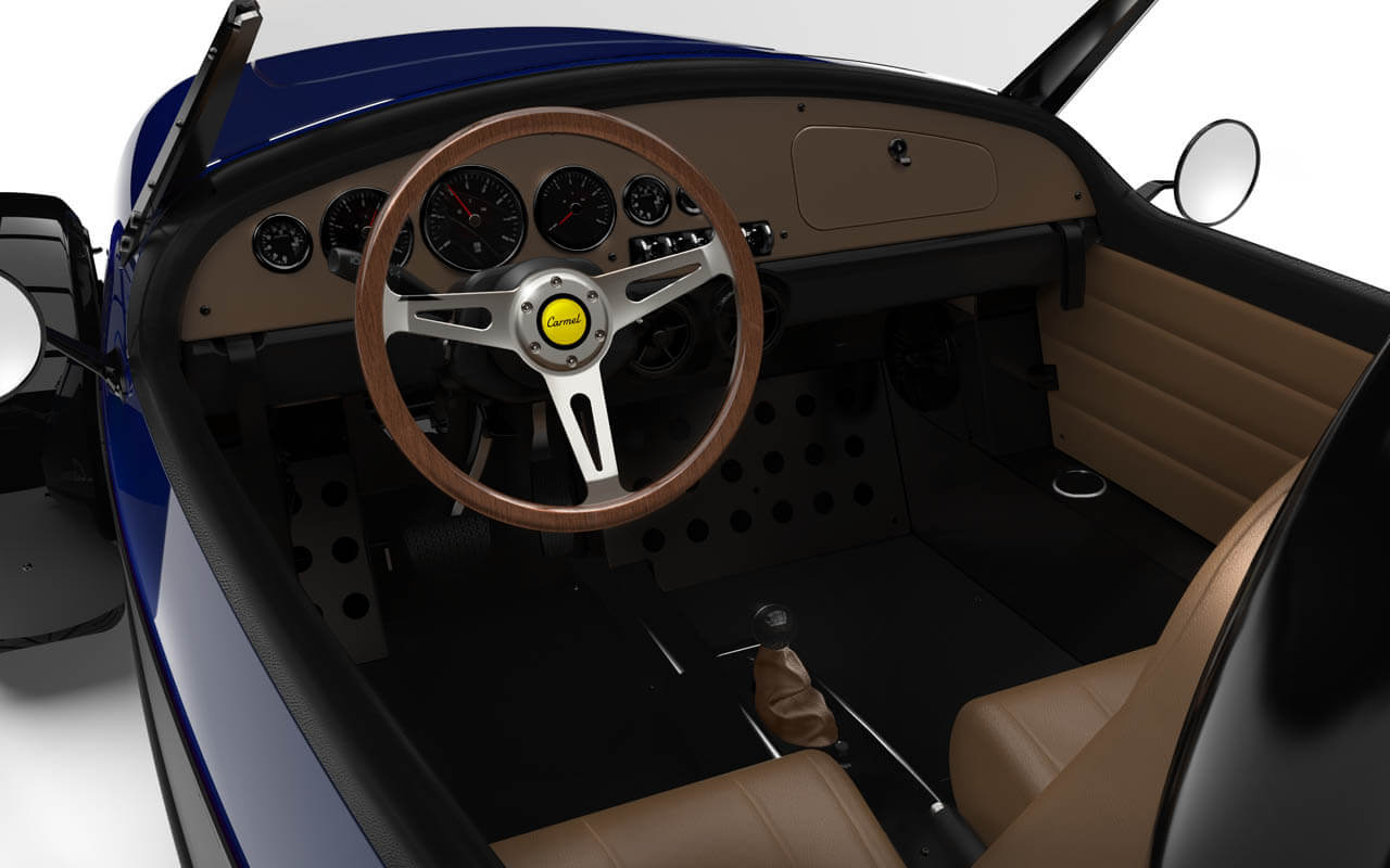 Carmel Royal Blue interior